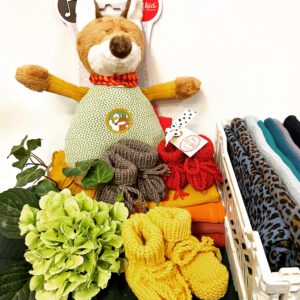 gestrickte Babysöckchen