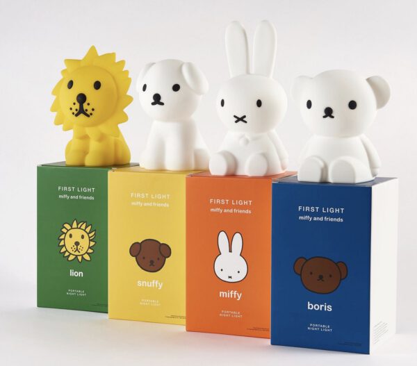 Miffy and friends sind Mini Lichter aus Silikon