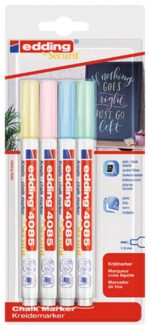 Kreidemarker Pastell 4er Set