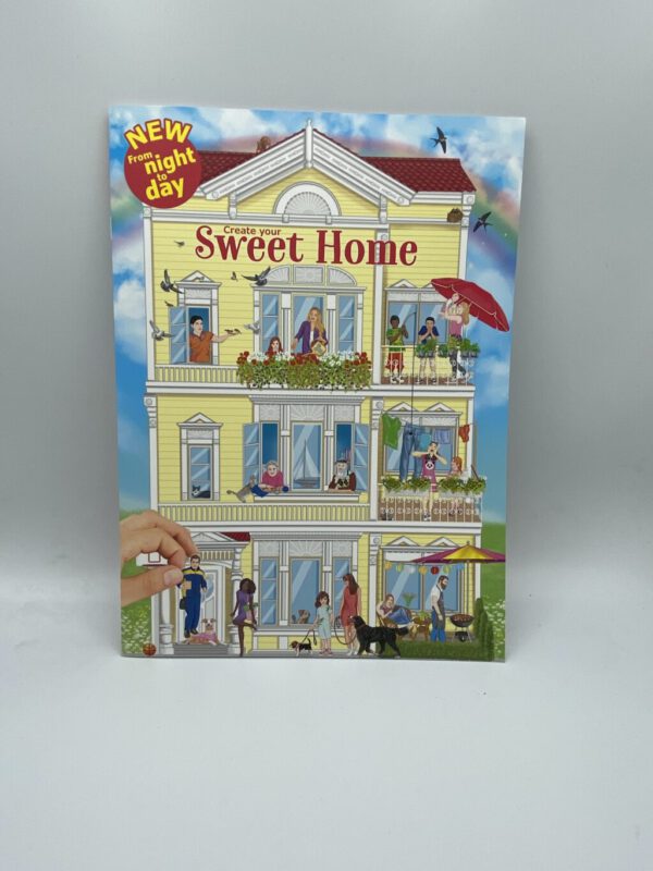 Sticker- und Malbuch Sweet Home
