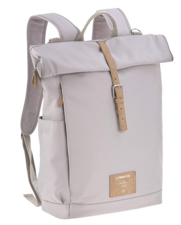 Wickelrucksack - Rolltop Backpack, Grey, Lässig