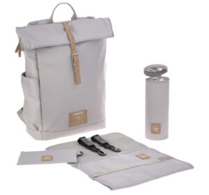 Wickelrucksack - Rolltop Backpack, Grey , Zubehör