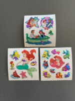 3 Sandylion prismatic Sticker mit Motiven von Arielle
