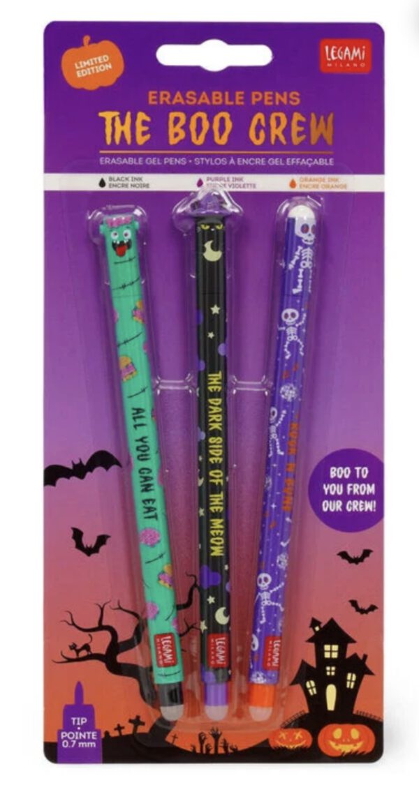 3 Legami Stifte aus der Halloweenedition 2025 -