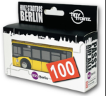 Holz Stadtbus Berlin Linie 100 in der Verpackung