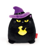 Legami Plüschtier Katze mit Lila Hut - Halloween Edition