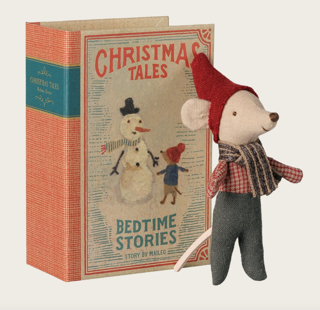 Weihnachtsmaus, Baby im Buch